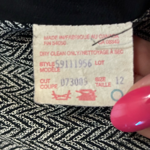 JONES STUDIO Vintage Chevron Blazer - Picture 5 of 5